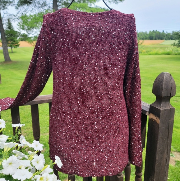 Sequined sweater, Studio Y, size L - Picture 7 of 9